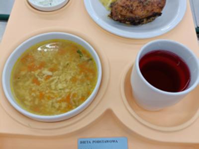 Posiłek na dzień 03.09.2025 roku - obiad dieta podstawowa.