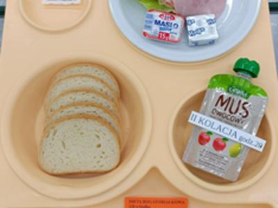 Posiłek na dzień 08.09.2025 roku - kolacja dieta łatwostrawna bogatobiałkowa.