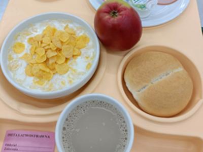 Posiłek na dzień 25.09.2025 roku - śniadanie dieta łatwostrawna.