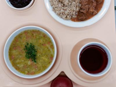 Posiłek na dzień 22.09.2025 roku - obiad dieta podstawowa.