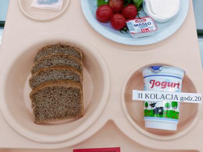 Posiłek na dzień 30.09.2025 roku - kolacja dieta cukrzycowa - dieta z ograniczeniem łatwo przyswajalnych węglowodanów.