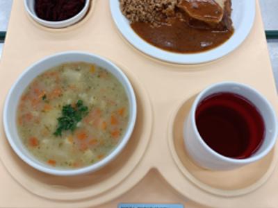 Posiłek na dzień 30.09.2025 roku - obiad dieta podstawowa.