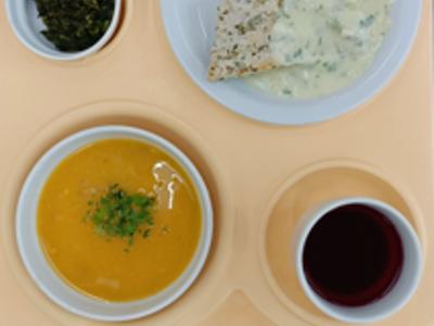 Posiłek na dzień 29.09.2025 roku - obiad dieta łatwostrawna.
