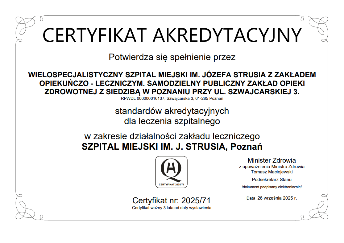 Certyfikat Akredytacyjny 