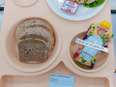 Posiłek na dzień 09.10.2025 roku - kolacja dieta podstawowa 