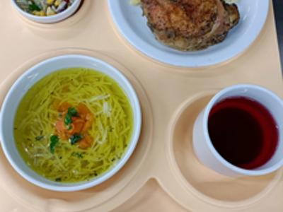 Posiłek na dzień 15.10.2025 roku - obiad dieta podstawowa.