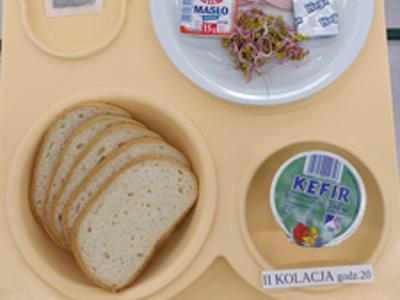 Posiłek na dzień 20.10.2025 roku - kolacja dieta łatwostrawna bogatobiałkowa.