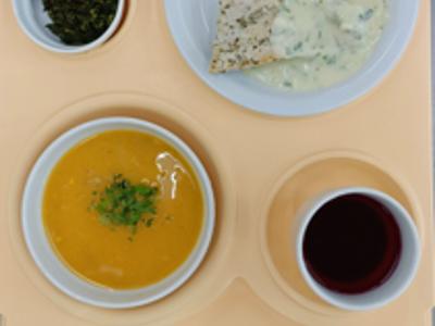 Posiłek na dzień 27.10.2025 roku - obiad dieta łatwostrawna.