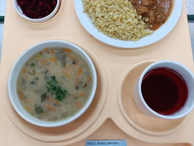 Posiłek na dzień 06.11.2025 roku - obiad dieta podstawowa.