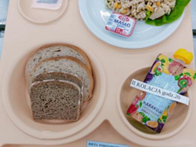 Posiłek na dzień 06.11.2025 roku - kolacja dieta podstawowa.