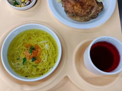 Posiłek na dzień 12.11.2025 roku - obiad dieta podstawowa.