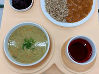 Posiłek na dzień 17.11.2025 roku - obiad dieta podstawowa.