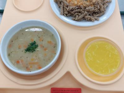 Posiłek na dzień 27.11.2025 roku - obiad dieta cukrzycowa - dieta z ograniczeniem łatwo przyswajalnych węglowodanów.