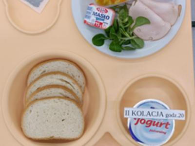 Posiłek na dzień 25.11.2025 roku - kolacja dieta łatwostrawna bogatobiałkowa.