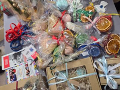 Produkty na kiermaszu 