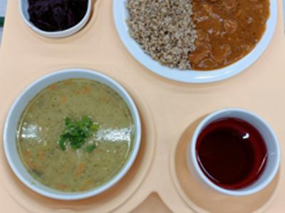 Posiłek na dzień 15.12.2025 roku - obiad dieta podstawowa.