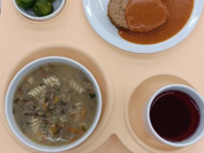 Posiłek na dzień 16.12.2025 roku - obiad dieta podstawowa.