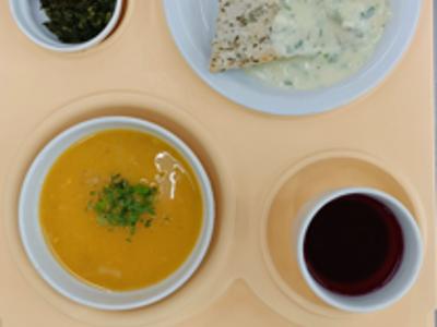 Posiłek na dzień 22.12.2025 roku - obiad dieta łatwostrawna.