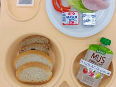 Posiłek na dzień 29.12.2025 roku - kolacja dieta podstawowa.