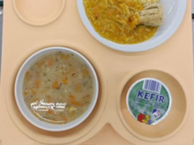 Posiłek na dzień 09.01.2026 roku - obiad dieta cukrzycowa - dieta z ograniczeniem łatwo przyswajalnych węglowodanów.