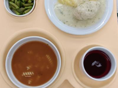 Posiłek na dzień 05.01.2026 roku - obiad dieta podstawowa.