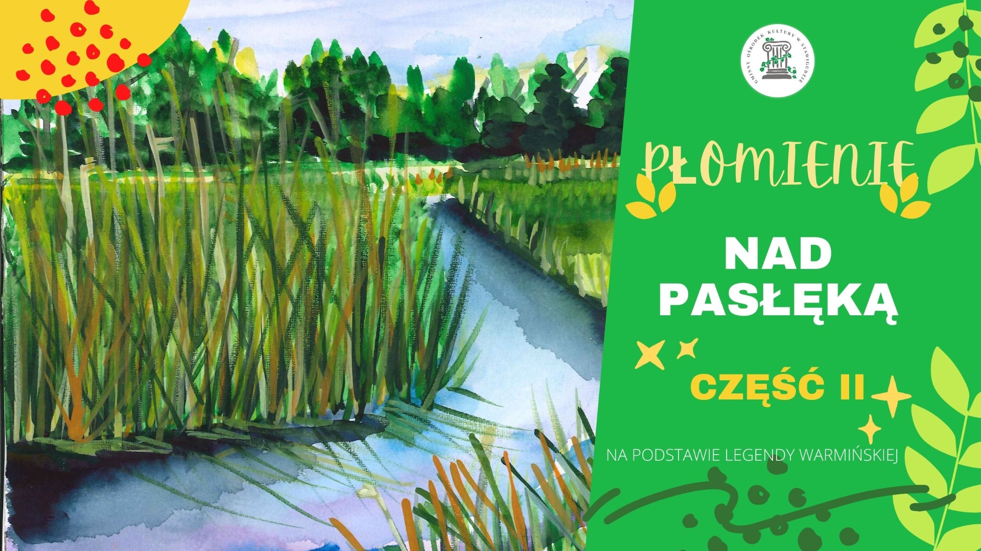 Baner Płomienie nad Pasłęką