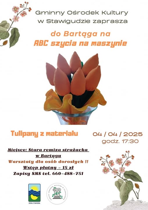 Plakat zapisy na zajęcia w Bartągu