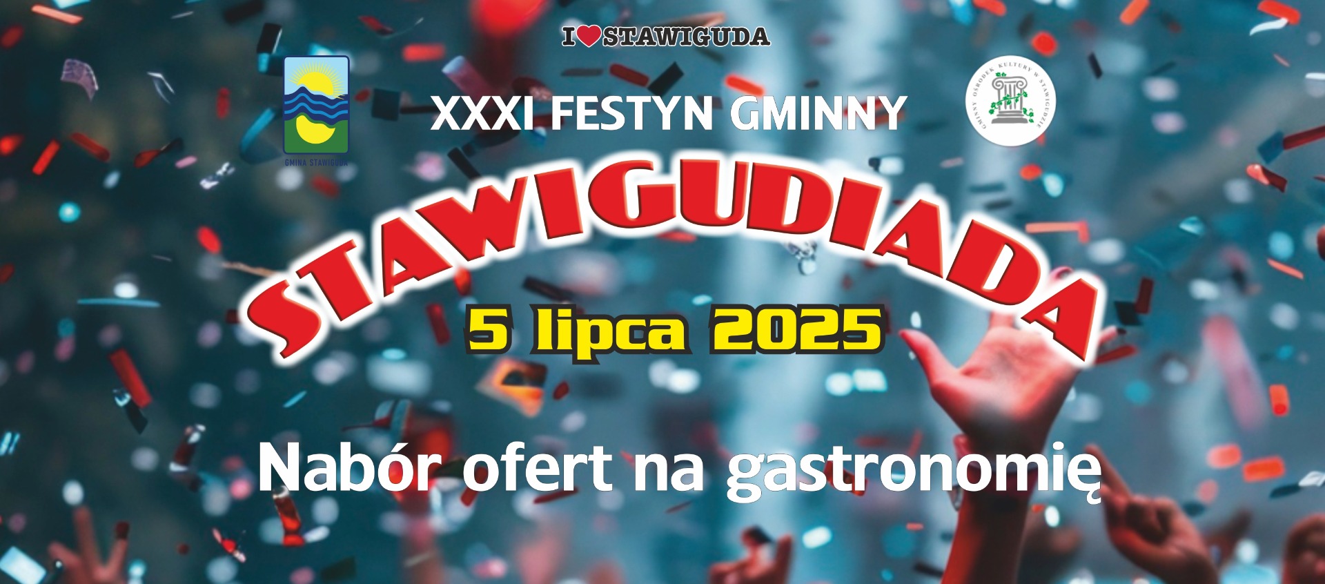 Baner festynu Stawigudiady w 2025 roku