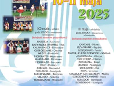 Plakat z zespołami, które wystapią na Kurlantce 2025
