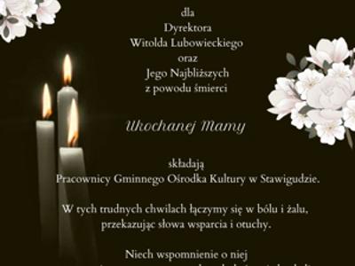 Wyrazy głębokiego współczucia