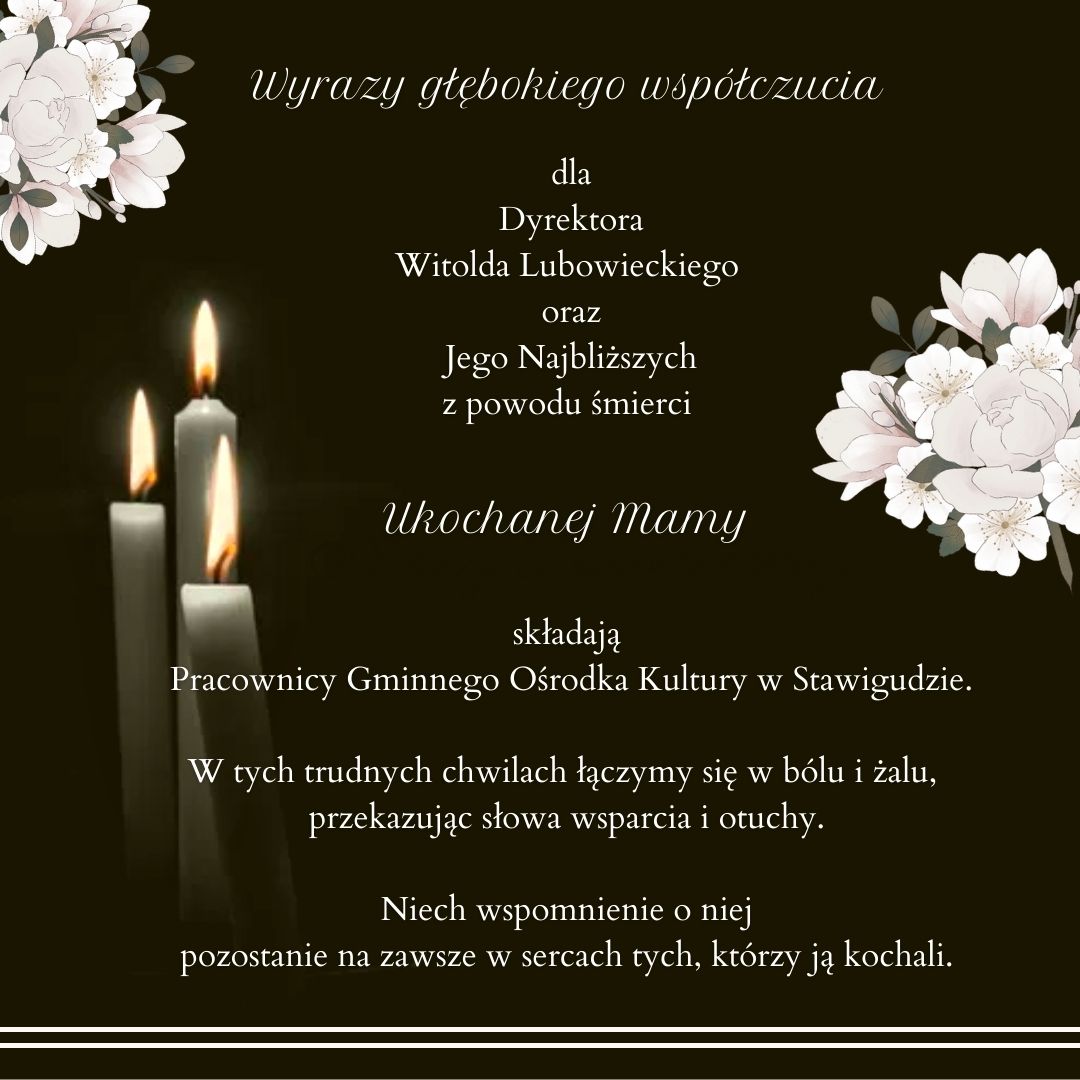 Wyrazy głębokiego współczucia