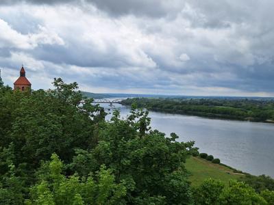 Panorama miasta Grudziądza podczas zwiedzania miasta