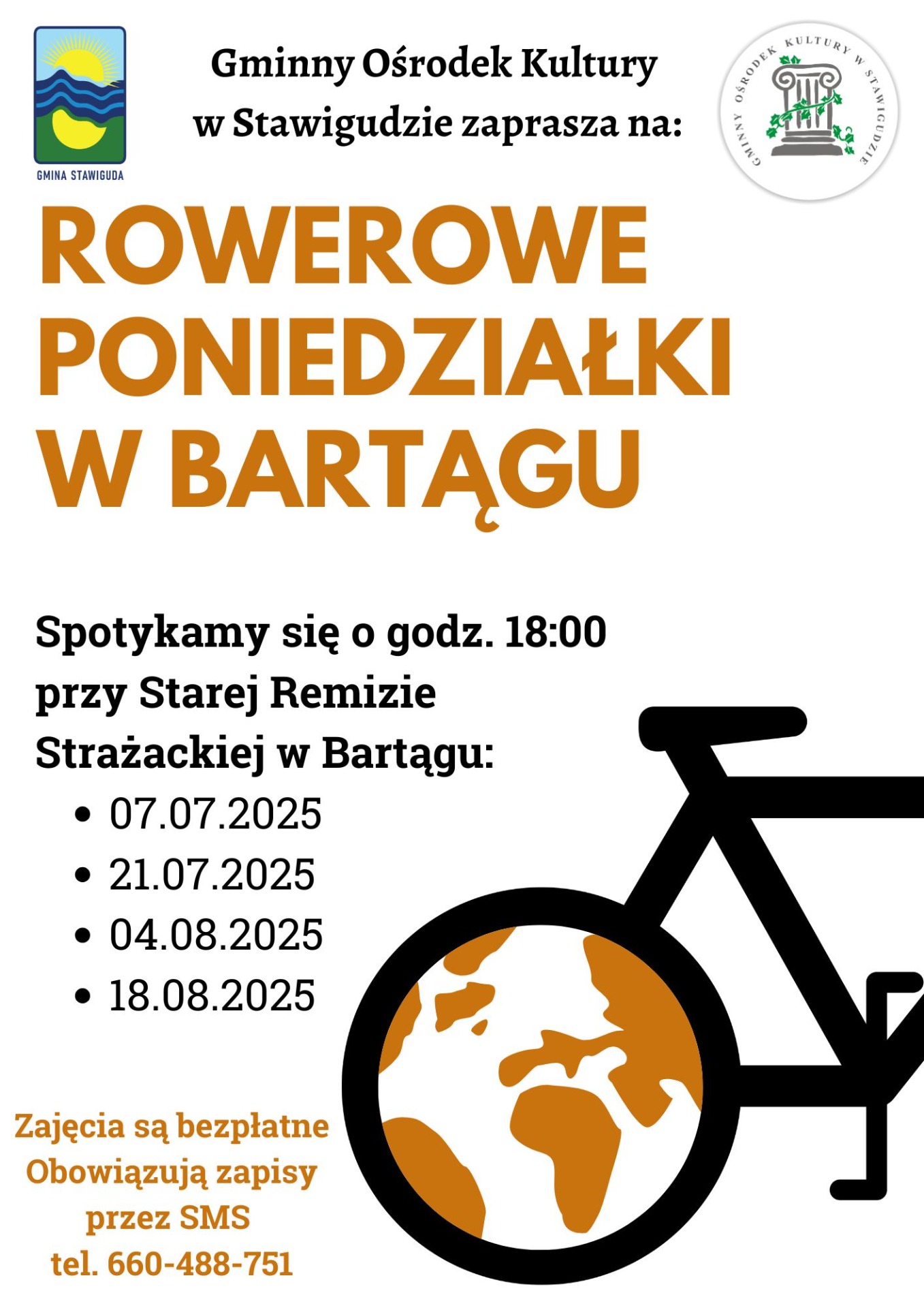 Rowerowe poniedziałki w Bartągu