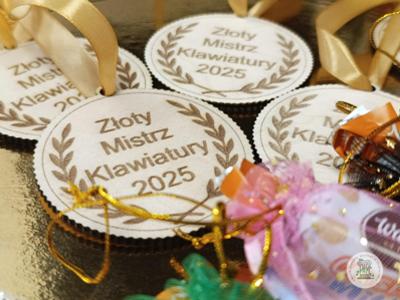 medale p.t Złoty Mistrz klawiatury 2025
