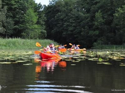 Relacja z pierwszego spływu kajakowego Łyną realizowanego w ramach RekreAKCJI/ 20.07.2025