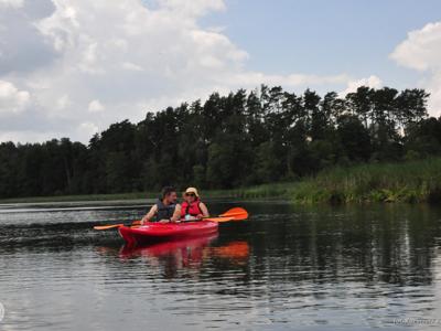 Relacja z pierwszego spływu kajakowego Łyną realizowanego w ramach RekreAKCJI/ 20.07.2025