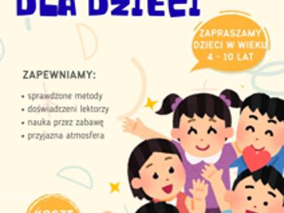 Zapisy na zajęcia z języka angielskiego dla dzieci