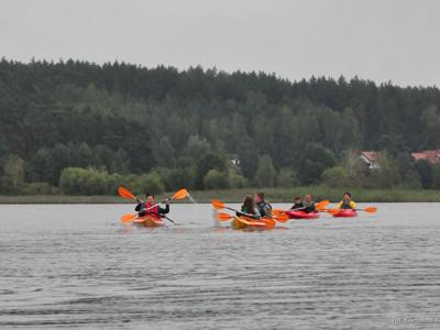Spływ kajakowy realizowany w ramach RekreAKCJI rzeką Łyną/ 07.09.2025