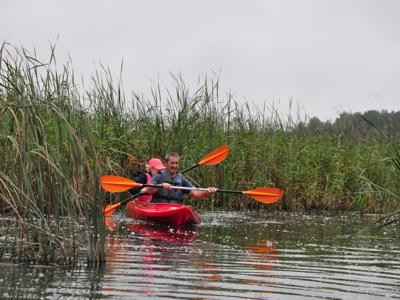 Spływ kajakowy realizowany w ramach RekreAKCJI rzeką Łyną/ 07.09.2025