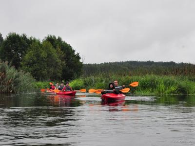Spływ kajakowy realizowany w ramach RekreAKCJI rzeką Łyną/ 07.09.2025