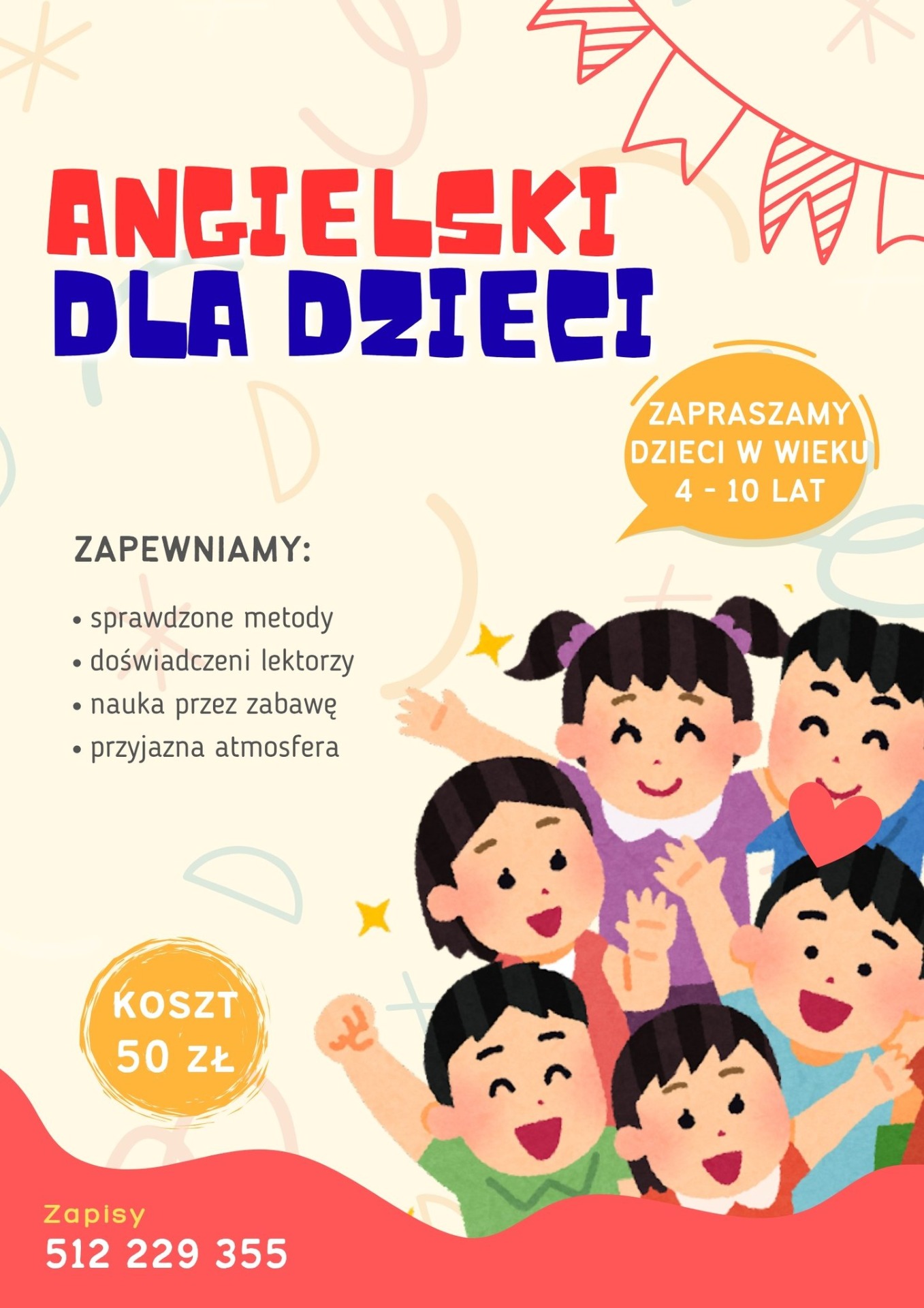 Zapisy na język angielski w świetlicy w Rusi