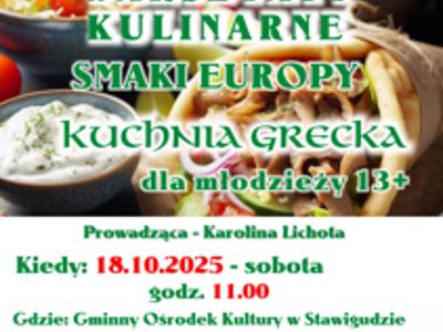 Warsztaty kulinarne dla młodzieży 13+