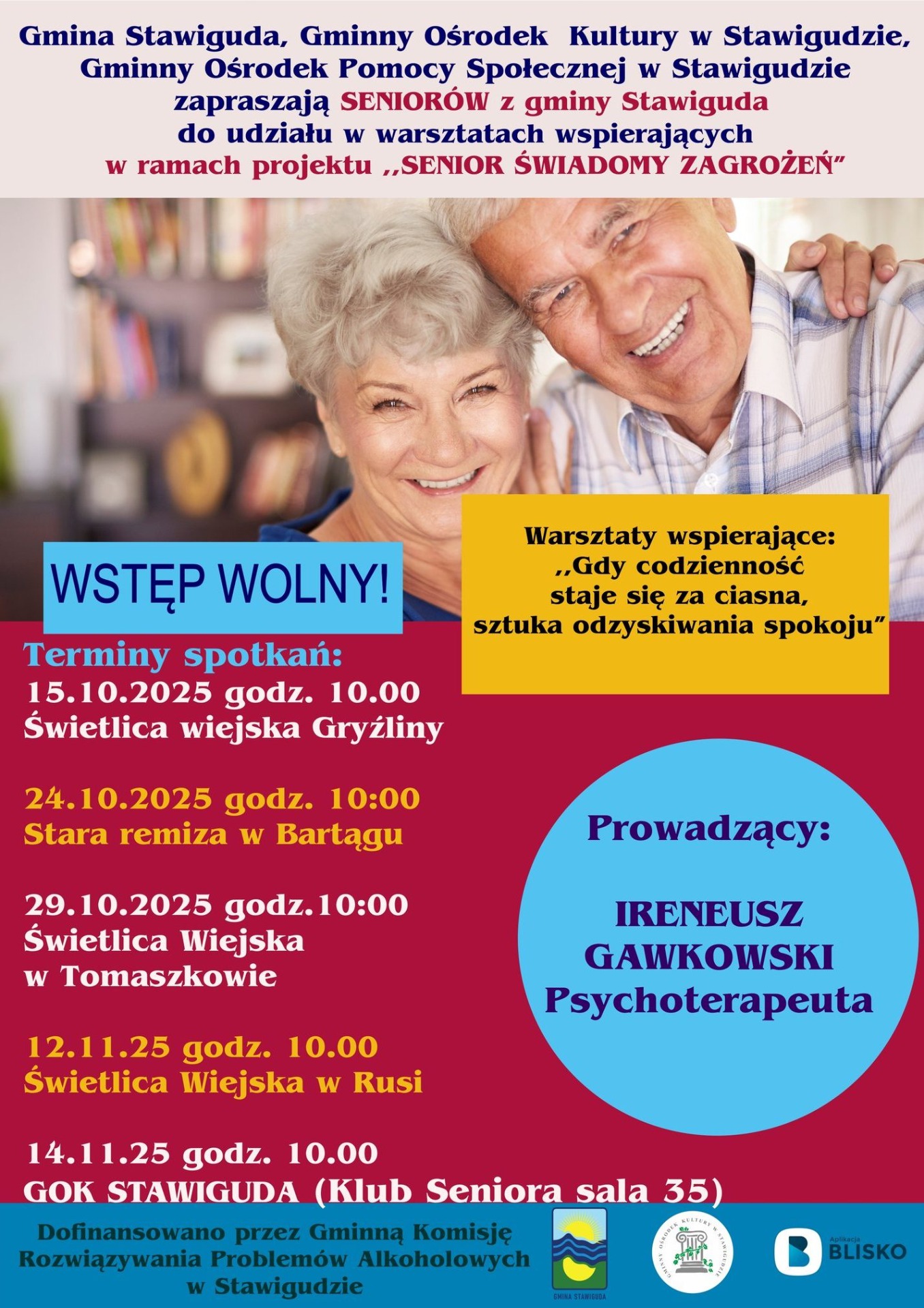 Seniorze, zadbaj o swój spokój i dobre samopoczucie
