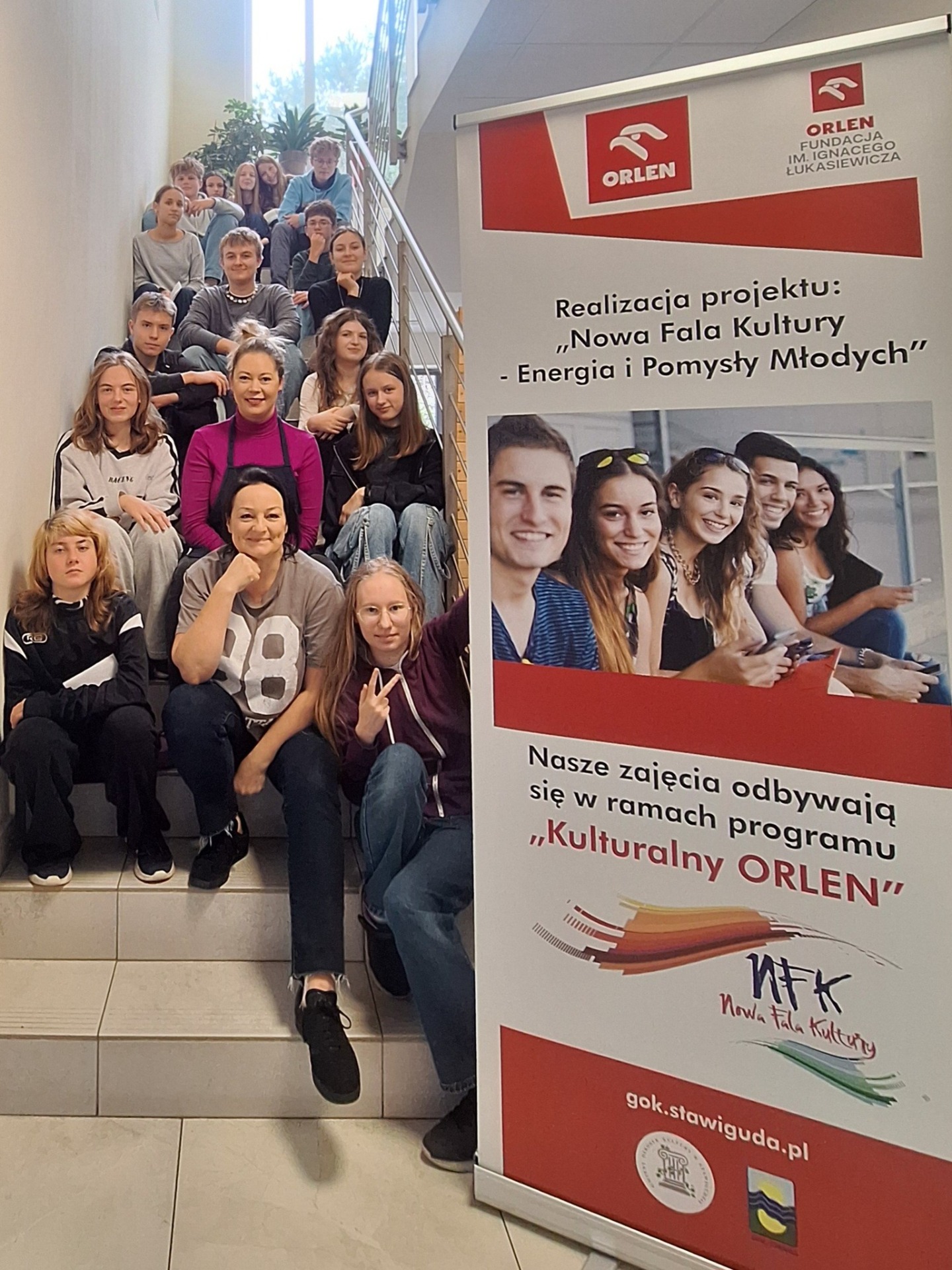 Uczestnicy na warsztatach kulinarnych „Smaki Europy – kuchnia grecka” 