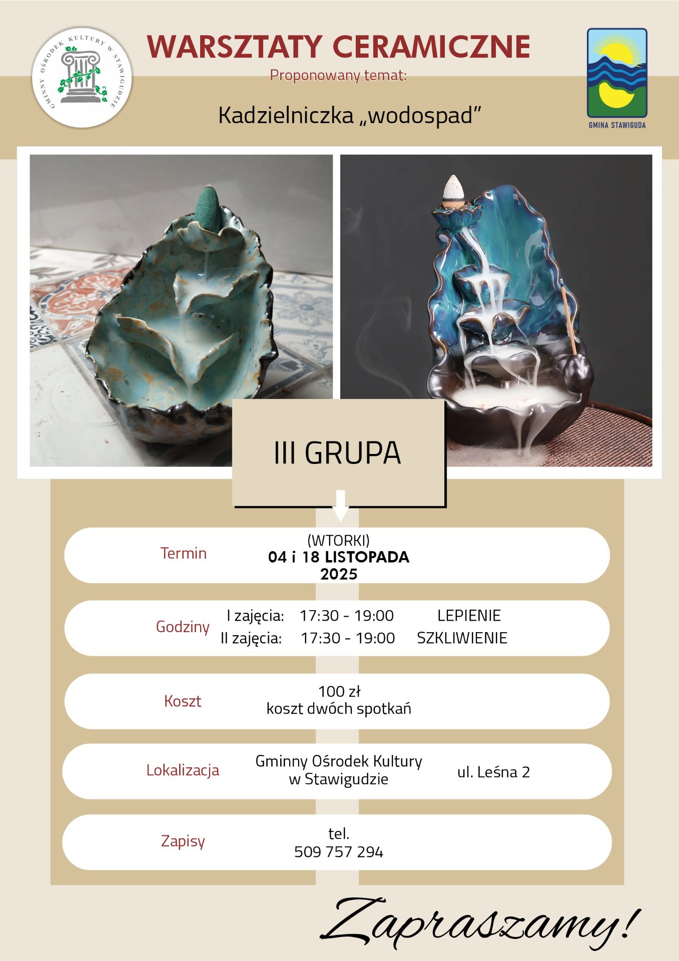 Warsztaty Ceramiczne/Grupa III