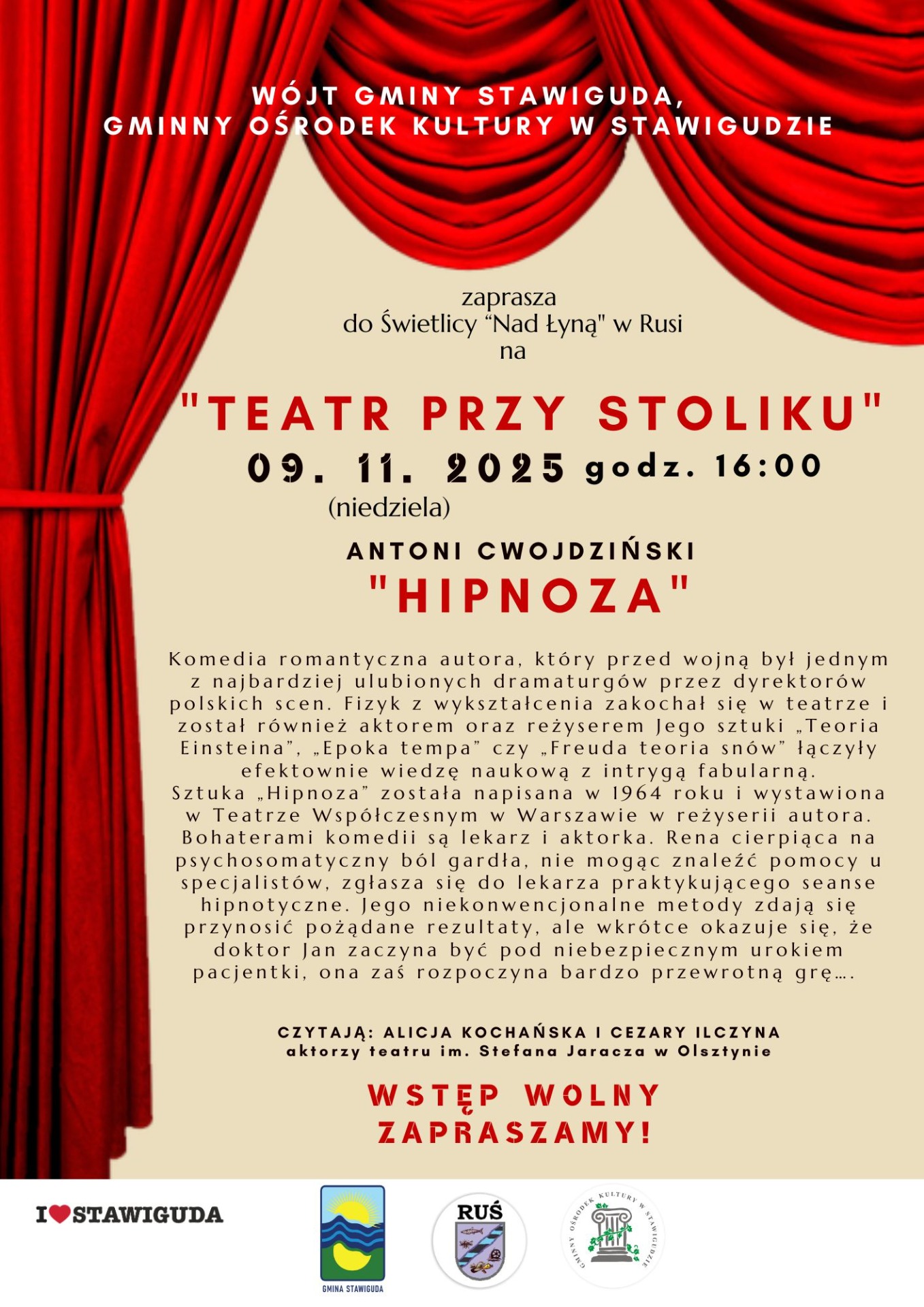 Plakat Teatr przy Stoliku
