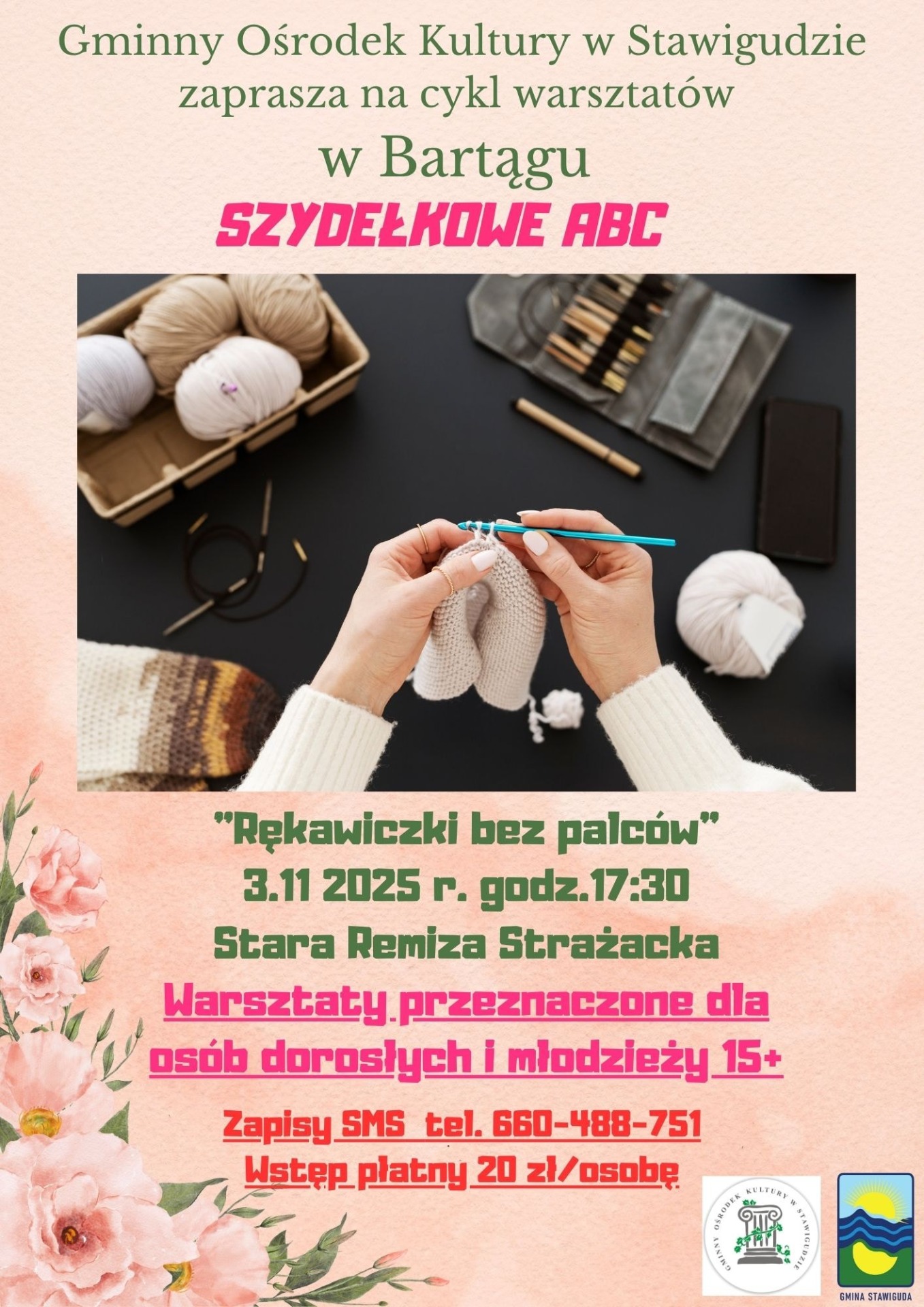 Zapisy na warsztaty szydełkowania w Bartągu