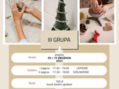 Warsztaty ceramiczne/3 grupa grudzień