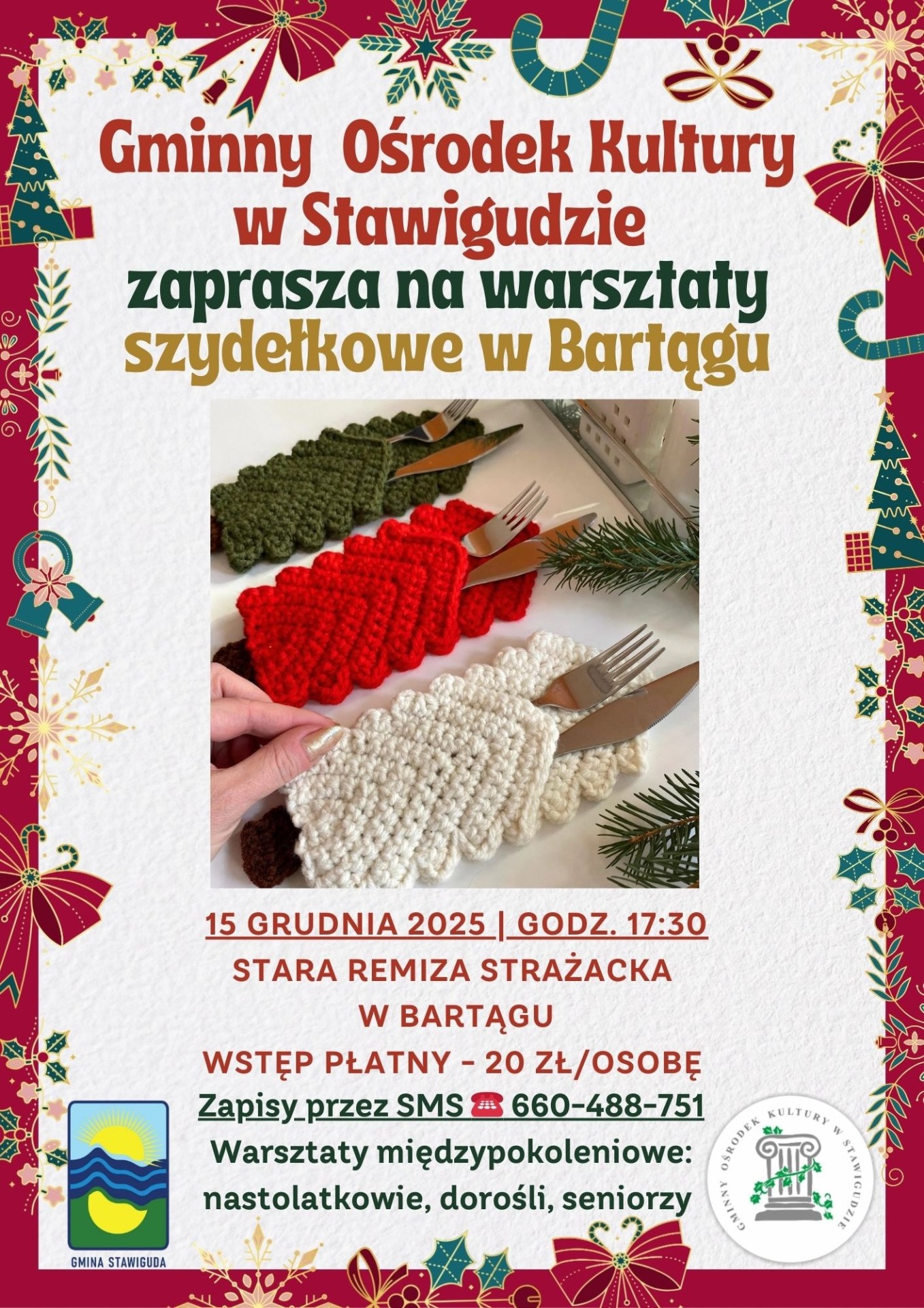 Zapisy na warsztaty szydełkowania w Bartągu