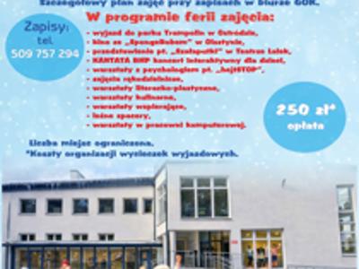 Plakat na FERIE z GOK 2026